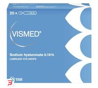 COLLIRIO LUBRIFICANTE VISMED CON ACIDO IALURONICO 0,18% 20 FIALETTE DA 0,3 ML