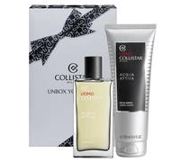 Collistar Attivi Puri Set Regalo Uomo Profumo Edt 100 ml e Doccia Shampoo 250ml