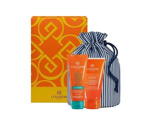 Collistar Cofanetto Crema Solare Viso e Corpo Pelli Ipersensibili + Doccia-Shampoo + Pochette