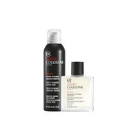 Collistar Cofanetto Regalo Uomo Schiuma da Barba Aderenza Perfetta 200 ml + Dopobarba Pelli Sensibili 100 ml - Anti Rossore, No Alcol, Rasatura Delicata