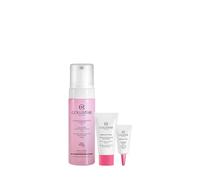 Collistar Cofanetto Viso Idroattiva+ con Mousse Detergente Lenitiva 180ml + Crema Idratazione Profonda 25ml + Hydro-Gel Occhi 5ml - Idratante, Lenitivo, Naturale