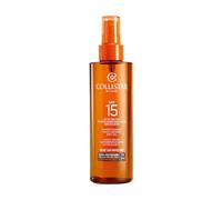 Collistar Olio secco superabbronzante idratante SPF 15 - Olio solare per l'abbronzatura, 200 ml