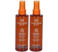 Collistar Olio Secco Superabbronzante Idratante SPF15 2x200 ml