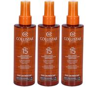 Collistar Olio Secco Superabbronzante Idratante SPF15 3x200 ml