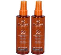 Collistar Olio Secco Superabbronzante Idratante SPF30 2x200 ml
