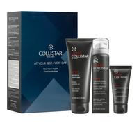 Collistar Cofanetto 1 schiuma da barba 75 ml + 1 detergente viso energizzante 30 ml + 1 gel doccia tonificante 100 ml
