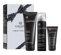 Collistar Cofanetto Uomo Rasatura & Detersione, Schiuma da Barba 75 ml + Gel Detergente Energizzante 30 ml + Mini Gel Doccia Tonificante 100 ml