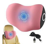 Collk Massager Pillow, Car Neck Pillow, Adjustable Headrest Pillow Cars, Driving Fatigue Relief with Ergonomic Headrest Design for Comfortable Driving Experiences (1 pezzo)