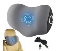 Collk Massager Pillow, Car Neck Pillow, Adjustable Headrest Pillow Cars, Driving Fatigue Relief with Ergonomic Headrest Design for Comfortable Driving Experiences (1 pezzo)