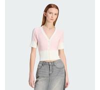 collo a V camicia con bottoni Sandy Pink L