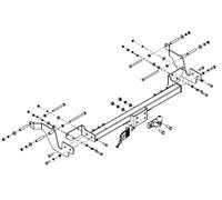 Collo di Cigno Gancio di Traino per Citroen Relè Piattaforma/Telaio 2006- Nessun