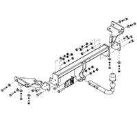 Collo di Cigno Gancio Traino per Hyundai Tucson III 2015-2018 7pin Cavo Vsk Kit