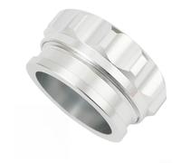 Collo e tappo da saldare in lega di alluminio da 50,8 mm per serbatoio di olio, carburante, acqua, compatibile con serbatoio del liquido refrigerante, lega 6061, Poli