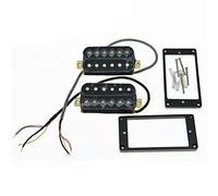 Collo N Doppio Pickup Con Ponte 3x5 Black Flat Bridge B Doppio Pickup Con Telaio Piatto Nero 7x9 Nero Pickup chitarra elettrica
