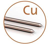 Colloimed Elettrodi di rame 1 coppia 3 mm x 80 mm per Polser Medionic Ionic (Cu 3 x 80)