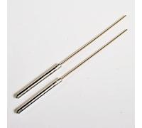 Colloimed Elettrodi dorati 1 coppia per polveri Medionic Ionic con spina adattatore argento 3 mm (Au Gold)