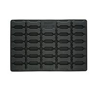 Collory Stampo in silicone a forma di ossa grande (7 cm), per biscotti e germogli, per cani, cioccolatini, antiaderente, per uso alimentare (senza BPA) (nero)