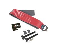 Colltex - Pelli di foca da tagliare - Sad Lucendro Hexagon + Camlock - Taglia 110 mm - rosso
