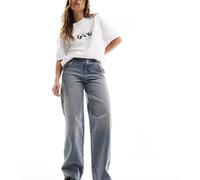 COLLUSION - x009 - Jeans dad fit a vita medio alta lavaggio chiaro-Blu 36