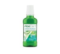 Collutorio AloeDent Probiotic, senza fluoro, equilibrio del microbioma orale, probiotico naturale con aloe vera, alito fresco, senza alcol, senza SLS, vegan, 250 ml