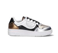 Colmar Austin Shine White-Metal 133 Tg 39, Zapatillas Unisex-Adulto, Metallo Bianco, EU
