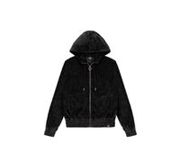 Colmar Donna Felpa Zip Cappuccio 9215 99 Nero Nero/M