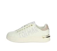 Colmar Donna Scarpe Clayton Strass 120 Sneaker White Gold Silver 36