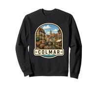 Colmar Francia Vintage Canal Town Design Felpa