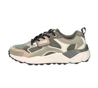 Colmar Garner - Sneakers In Suede E Mesh Verde - Uomo Scarpe Sneakers Casual