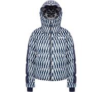 Colmar - Giacca da sci in piuma naturale e impermeabile - Ladies Down Jacket Ski Cozy Chic Incense Nero in Softshell - Taglia 42 FR - Blu navy
