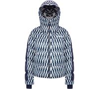 Colmar - Giacca da sci in piuma naturale e impermeabile - Ladies Down Jacket Ski Cozy Chic Incense Nero in Softshell - Taglia 40 FR - Blu navy