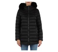 Colmar - Giacca trapuntata Deluxe con dettaglio in pelliccia - - Jackets - Donna - Nero - L