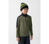 Colmar Pile da Sci Mezza Zip Bicolor Bambino Verde Woodland/Nero 8 Anni