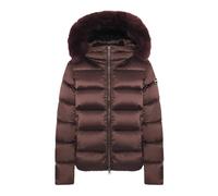 Colmar - Piumino a collo alto con pelliccia sintetica - - Jackets - Donna - Marrone - S