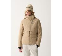 Colmar Piumino da Sci effetto 3D con Scaldacollo Seamless Marrone Crumble da Uomo 50 IT Beige