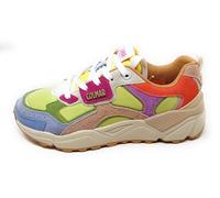 Colmar scarpa donna Garner Flashy 076 verde-multi scamosciato e mesh tecnico