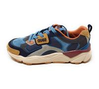 Colmar scarpa uomo Garner Blend 085 blu navy multicolor scamosciato mesh tecnico