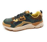 Colmar scarpa uomo Garner Blend 086 verde multicolore scamosciato mesh tecnico