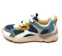 Colmar scarpa uomo Garner Choice 023 blu sneaker in scamosciato e mesh tecnico