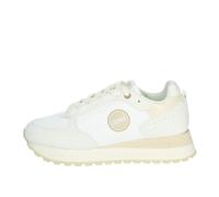 COLMAR Scarpe Donna Sneaker Travis Authentic High Outsole 050 Suede/Mesh White/Beige DS24CO01 36