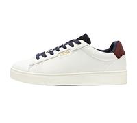 Colmar Scarpe Uomo Sneaker Bates Grade 063 Pelle White/Navy/Red US23CO02 43