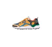 COLMAR Sneakers Sportive,Scarpa Uomo Modello Garner Zoom 082 Multicolore Giallo Blu Verde,Suola in Gomma amortizzante (Ocra/Multicolore, Sistema Taglie Calzature EU, Adulto, Numero, Media, 42)
