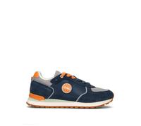 Colmar Sneakers Uomo Blu Pelle Scamosciata, Tessuto TRAVIS-B-009Y-NGO-A130179