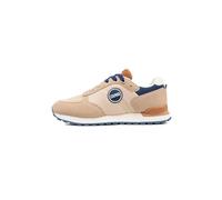 Colmar Travis Authentic, Scarpe da Ginnastica Unisex-Adulto, Beige Blue Denim Brown, 41 EU