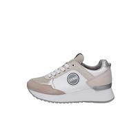 Colmar Travis Prime High Outsole 108 Sneakers Donna White Beige Bianco, 39