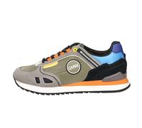 Colmar Travis Sport Flash Military Green-Multicolor 017 Tg 45, Scarpe da Ginnastica Unisex-Adulto, EU