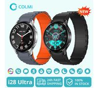 COLMI i28 Ultra AI Smartwatch Display AMOLED, AI Da-GPT integrato, Preghiera musulmana, Orologio per chiamate Bluetooth, Smartwatch per uomo donna Black