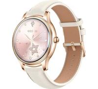 Colmi L28 Gold Smartwatch Bluetooth Oro con Cinturino in Pelle