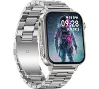 Colmi P80 Bluetooth GPS 44mm Display 1,83" Argento Acciaio Resistente Acqua IP67 Cardiofrequenzimetro