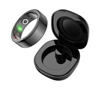 COLMI R02 Smart Ring, taglia 11, 20.3 mm (Nero) + custodia di ricarica